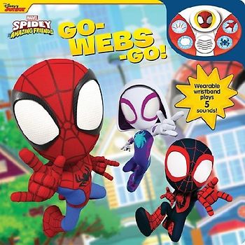 Disney Junior Marvel Spidey and His Amazing Friends: Go-Webs-Go! Sound Book and Wristband