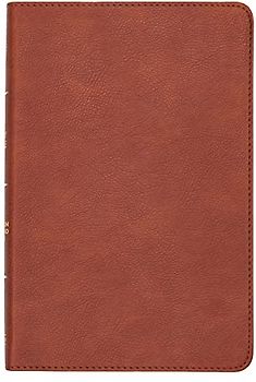 Holy Bible: Csb Thinline Reference Bible, Burnt Sienna Leathertouch