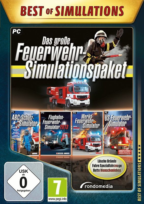 Das große Feuerwehr-Simulationspaket PC Spiele