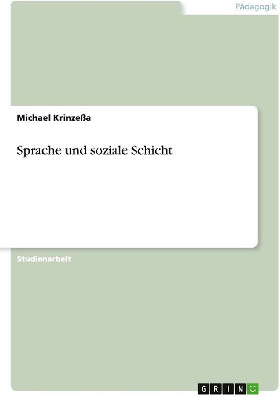 Sprache und soziale Schicht