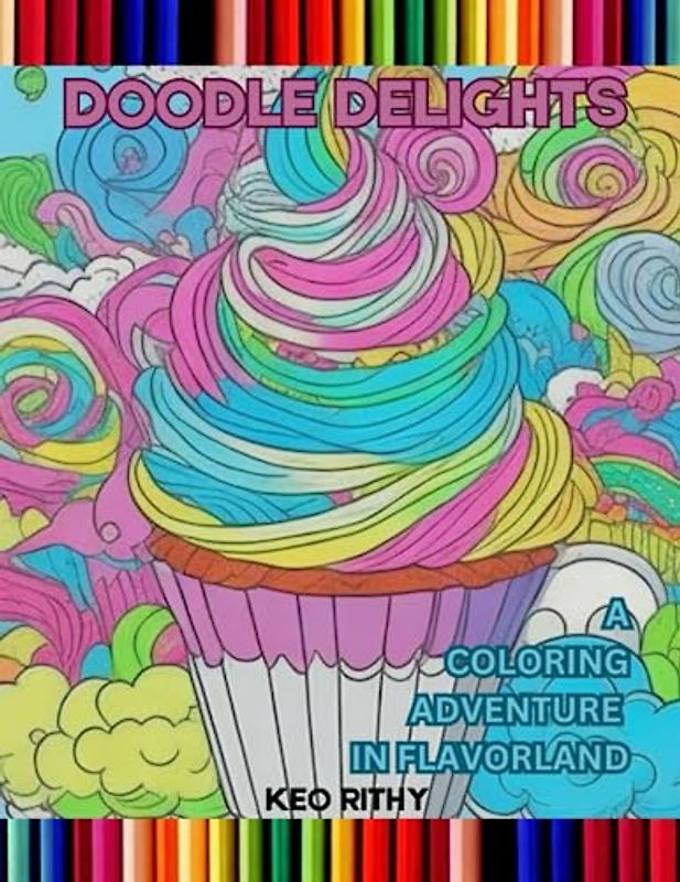 Doodle Delights: A Coloring Adventure In Flavorland