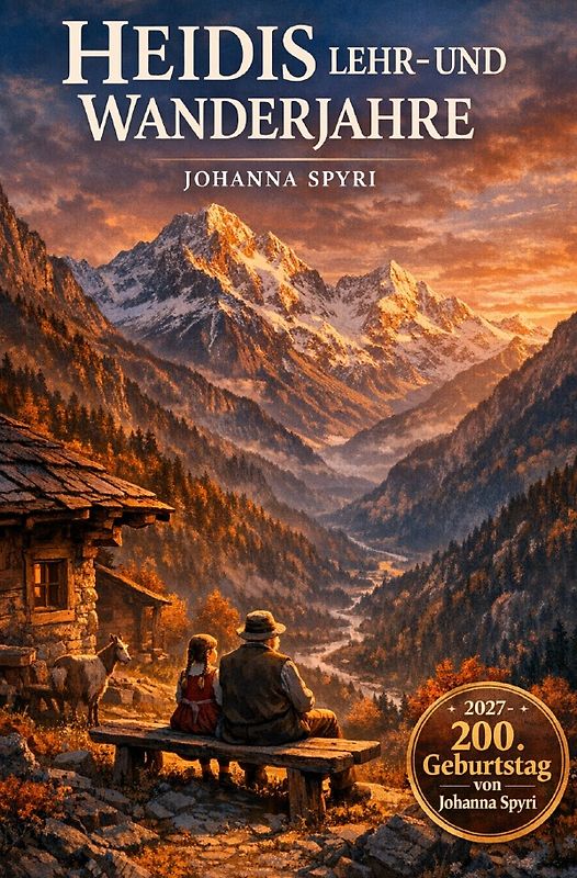 2027 - 200. Geburtstag von Johanna Spyri / Heidis Lehr- und Wanderjahre