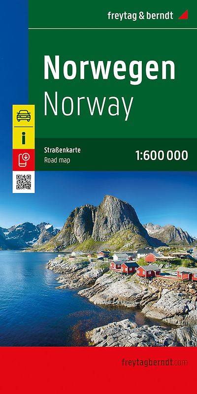 freytag & berndt Straßenkarte Norwegen 1:600.000