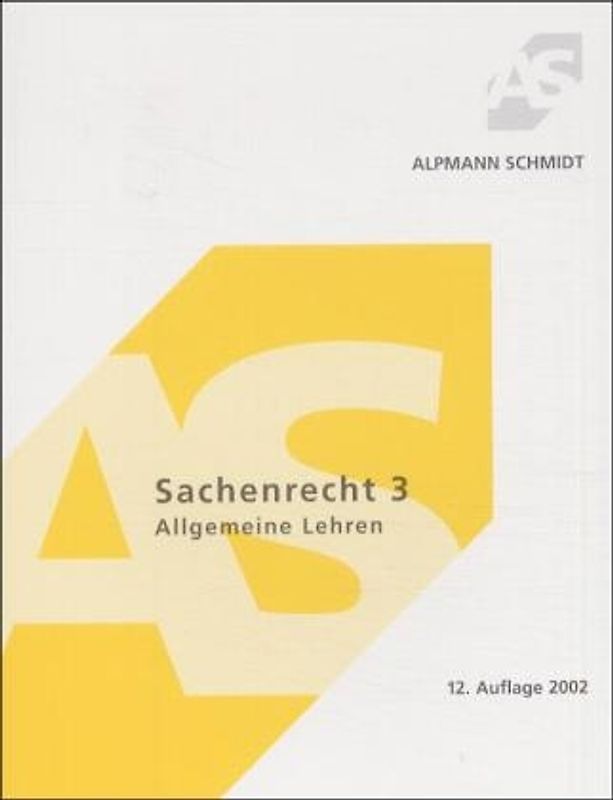 Sachenrecht 3