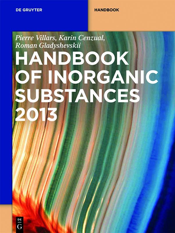 Inorganic Substances. 2013 / Handbook