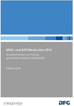 MAK- und BAT-Werte-Liste 2012