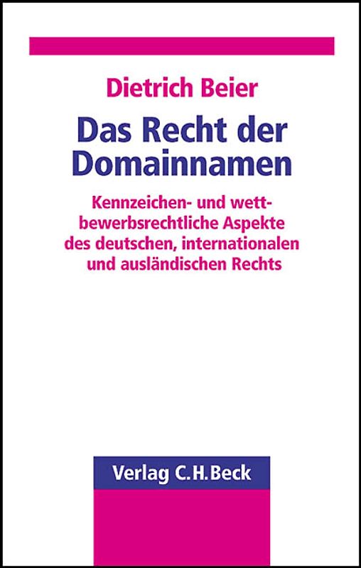 Recht der Domainnamen