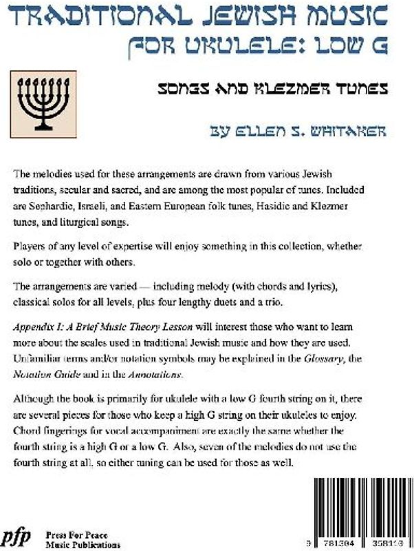 Traditional Jewish Music for Ukulele