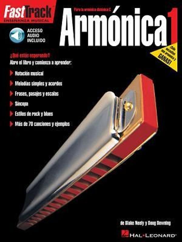 Fasttrack Harmonica Method - Spanish Edition Book/Online Audio [With CD]