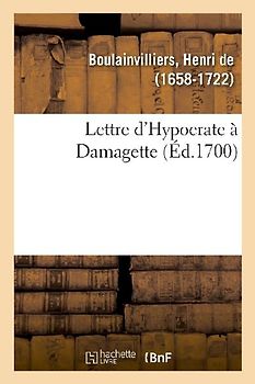 Lettre d'Hypocrate À Damagette
