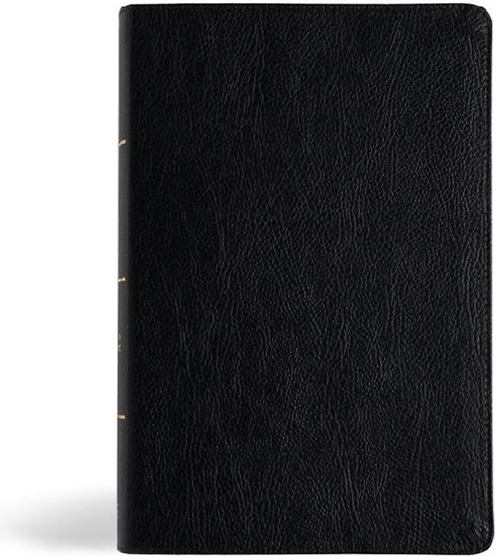 CSB Everyday Study Bible, Black Bonded Leather