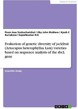 Evaluation of genetic diversity of jackfruit (Artocapus heterophyllus Lam) varieties based on sequence analysis of the rbcL gene