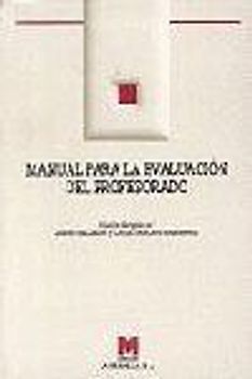Manual para la evaluación del profesorado