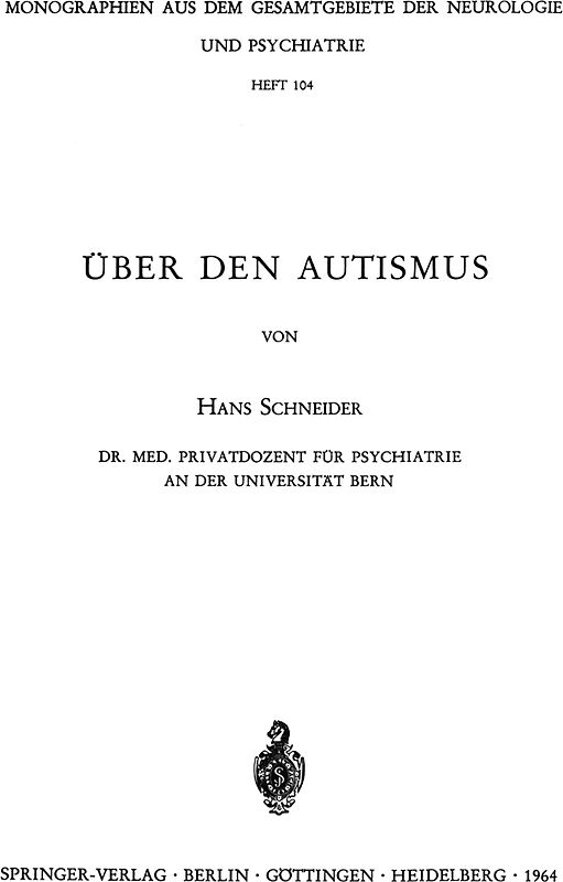 Über den Autismus