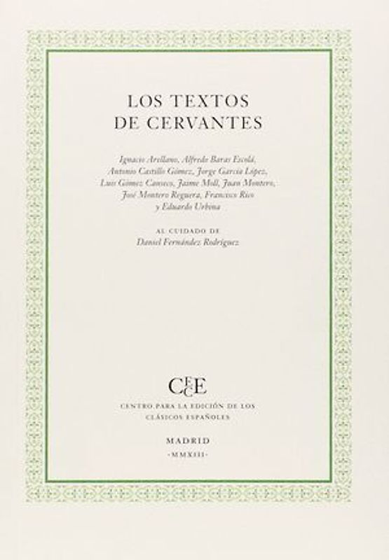 Los textos de Cervantes