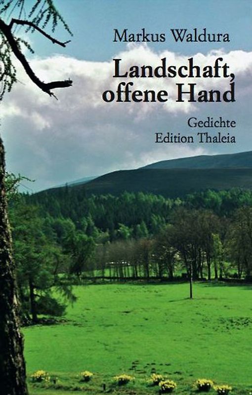 Landschaft. offene Hand