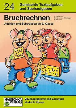 Bruchrechnen ab 6. Klasse, A5-Heft