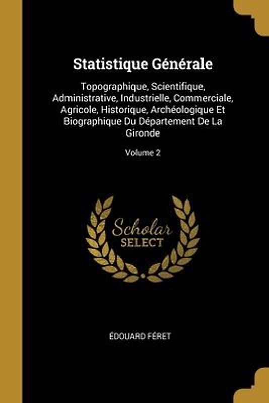 Statistique Générale: Topographique, Scientifique, Administrative, Industrielle, Commerciale, Agricole, Historique, Archéologique Et Biograp