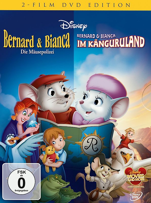 Bernard & Bianca - Teil 1 und 2 [2 DVDs] DVD