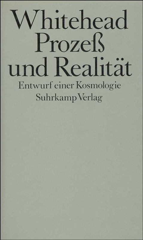 Prozeß und Realität