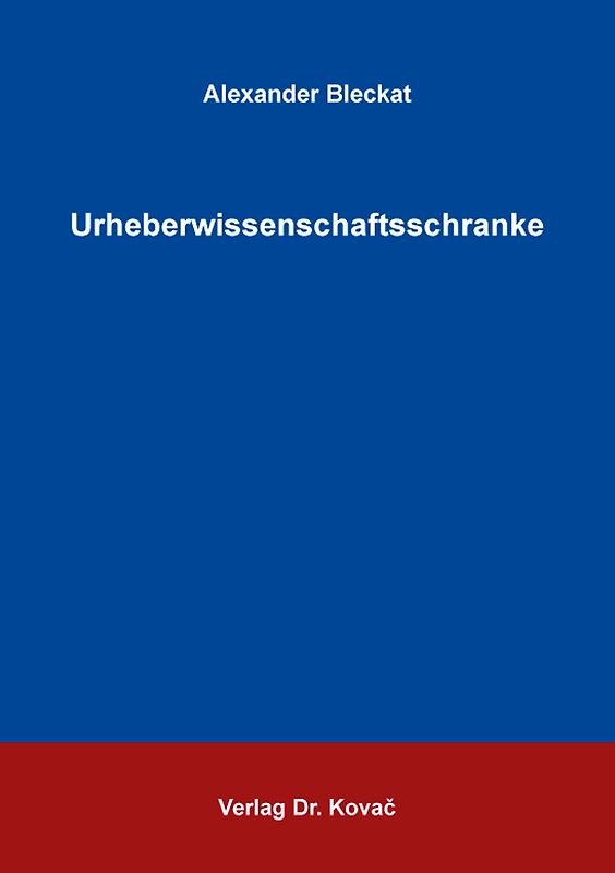 Urheberwissenschaftsschranke