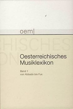 Österreichisches Musiklexikon / Österreichisches Musiklexikon