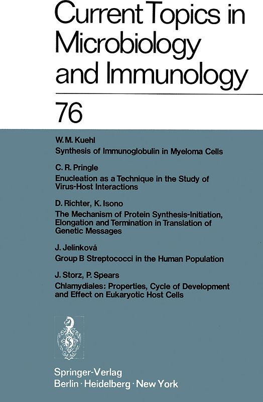 Current Topics in Microbiology and Immunology