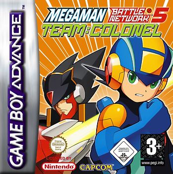 Mega Man Battle Network 5 Colonel Nintendo Game Boy Advance