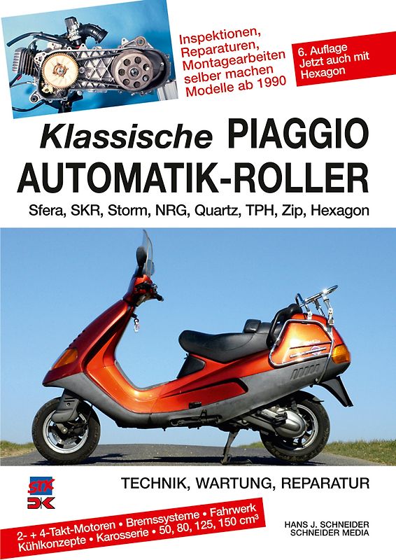 Klassische Piaggio Automatik-Roller