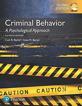 Criminal Behavior: A Psychological Approach, Global Edition