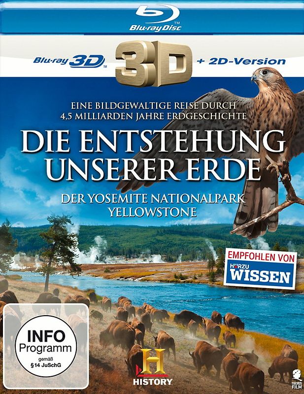 Die Entstehung unserer Erde: Der Yosemite Nationalpark - Yellowstone (History) [3D Blu-ray + 2D Version] 3D Blu-ray Disc