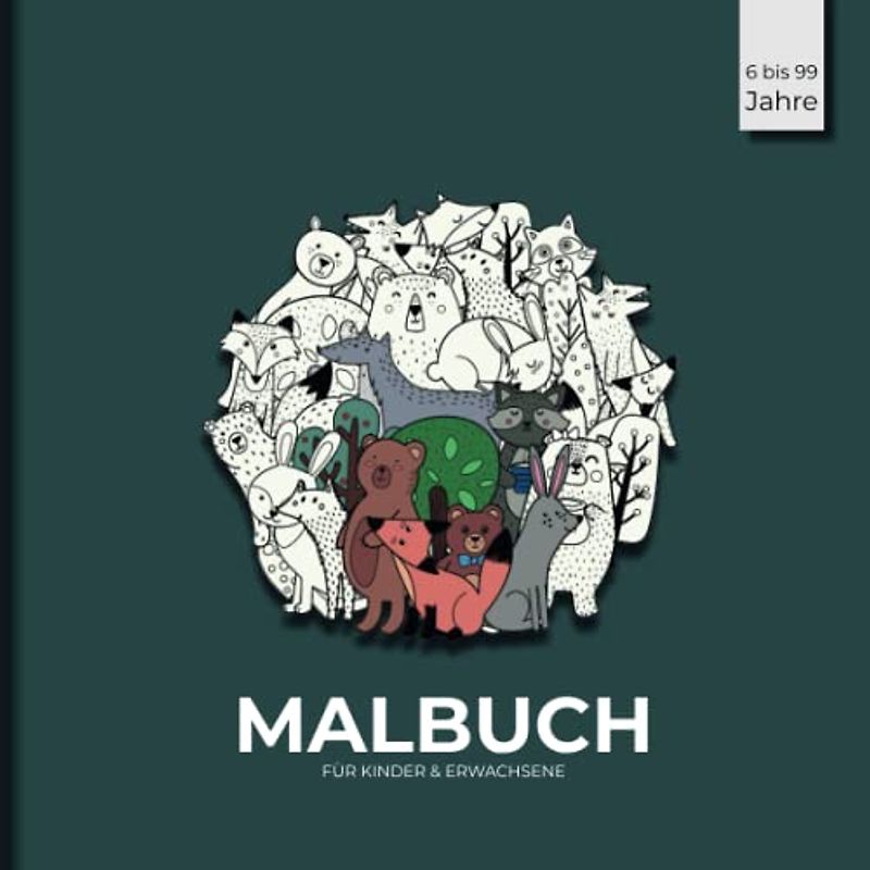 Malbuch für Kinder & Erwachsene