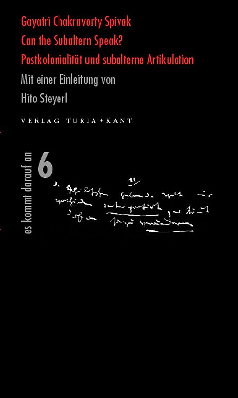 Can the Subaltern Speak?