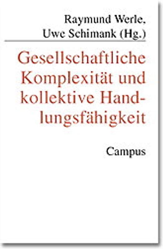 Gesellschaftliche Komplexität und kollektive Handlungsfähigkeit