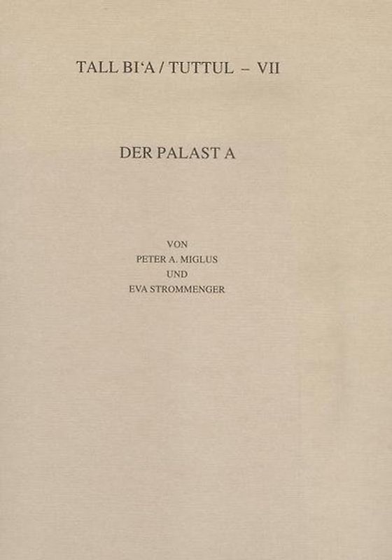 Tall Bi'a /Tuttul / Tall Bi’a/Tuttul VII