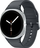 Samsung Galaxy Watch8 40 mm Cassa in alluminio silver con Sport Band S/M graphite [Wi-Fi]