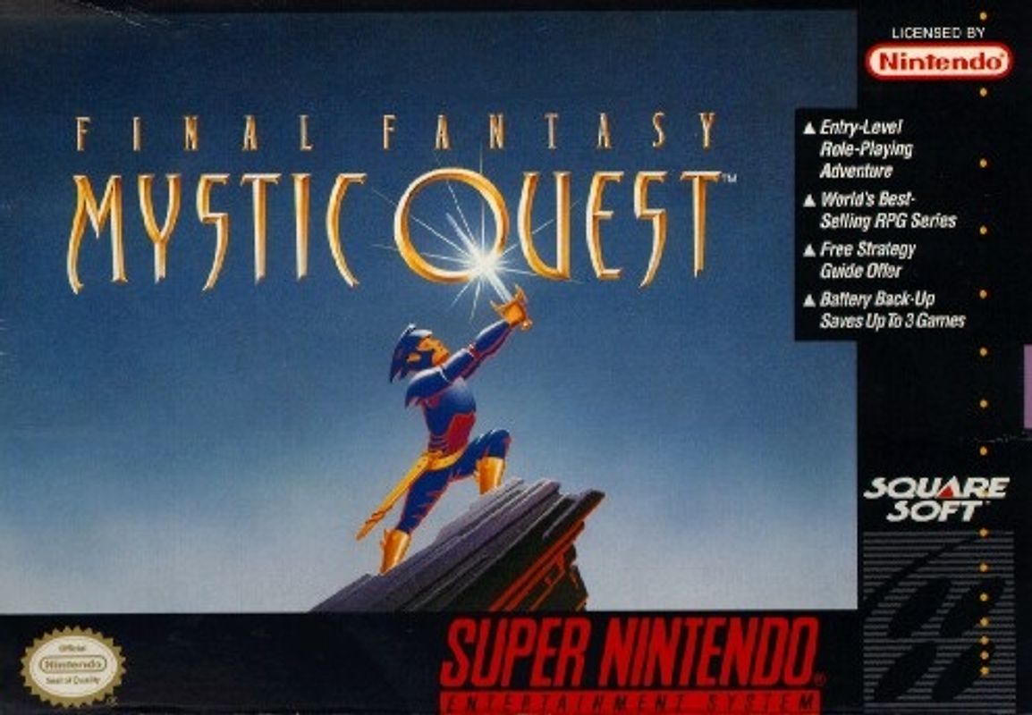 Mystic Quest Legend Super Nintendo