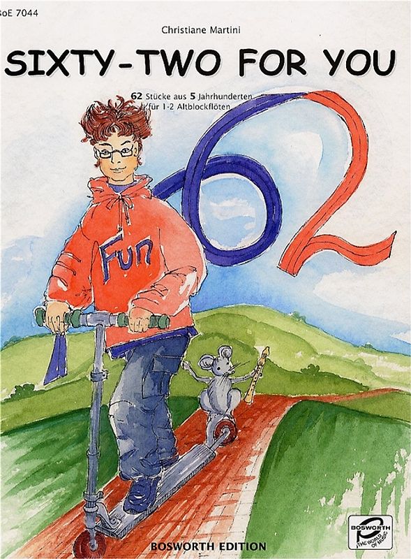 Sixty-Two for You. 62 Stücke aus 5 Jahrhunderten für 2 Blockflöten