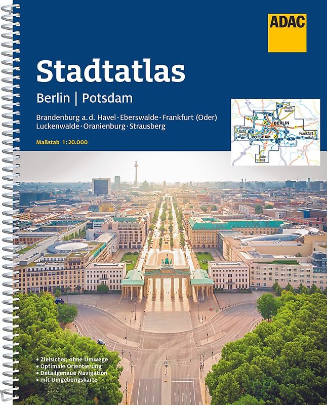ADAC Stadtatlas Berlin/Potsdam 1:20.000
