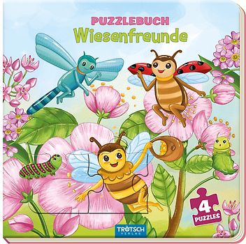 Trötsch Pappenbuch Puzzlebuch Wiesenfreunde