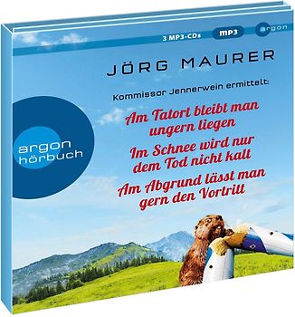 Am Tatort bleibt man ungern liegen / Im Schnee wird nur dem Tod nicht kalt / Am Abgrund lässt man gern den Vortritt - Jörg Maurer [3 mp3-CDs]