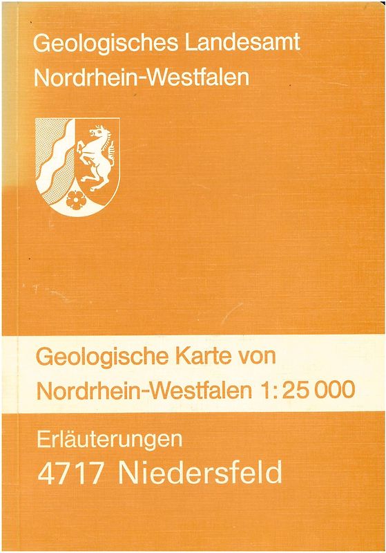 Geologische Karten von Nordrhein-Westfalen 1:25000 / Niedersfeld