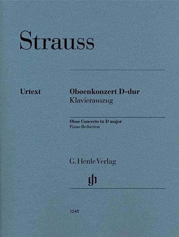 Oboenkonzert D-dur; Klavierauszug: Besetzung: Oboe und Klavier, Oboenkonzerte (G. Henle Urtext-Ausgabe)
