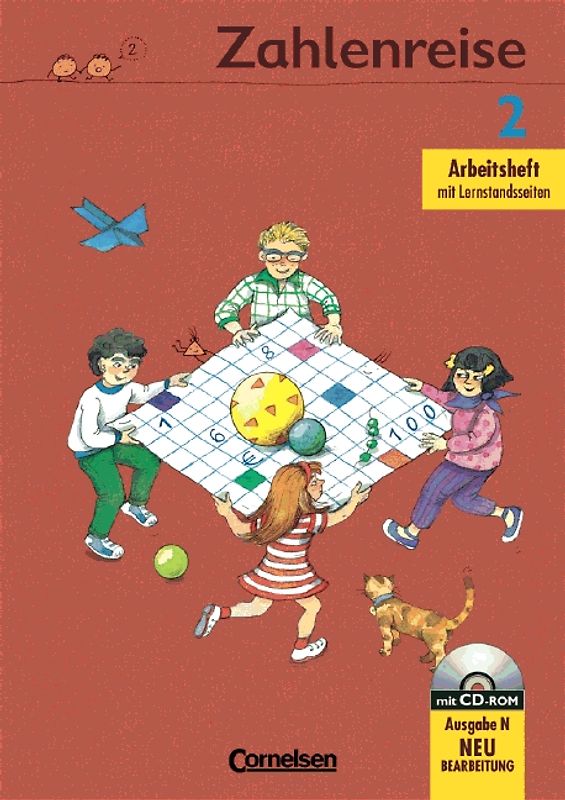 Zahlenreise. Ausgabe N / 2. Schuljahr - Arbeitsheft mit CD-ROM und Lernstandsseiten