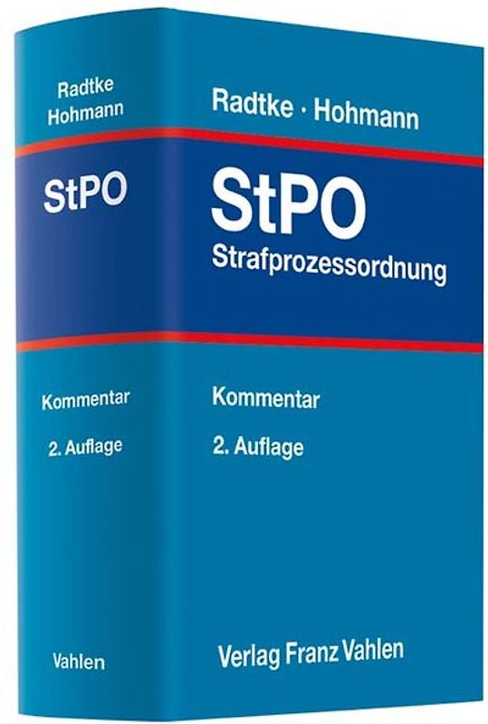 Strafprozessordnung. StPO