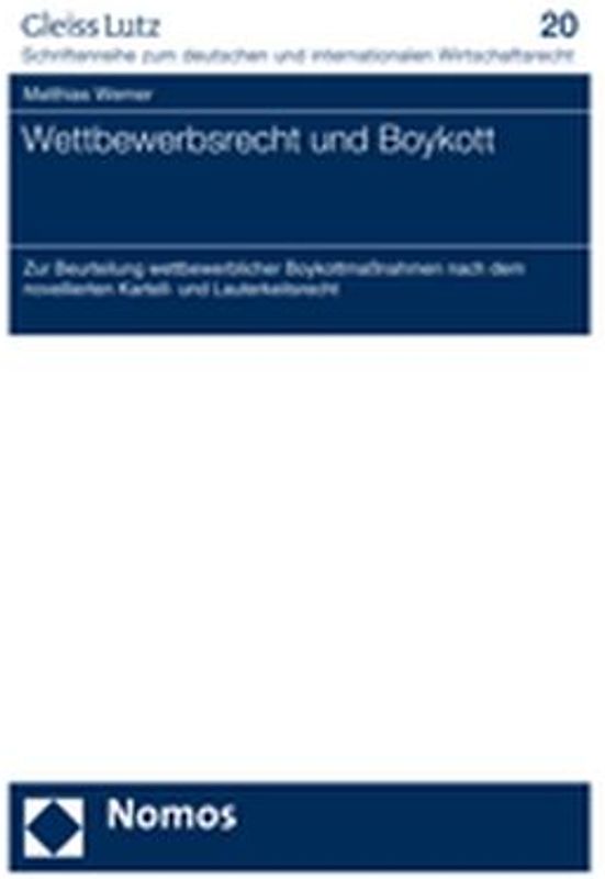 Wettbewerbsrecht und Boykott