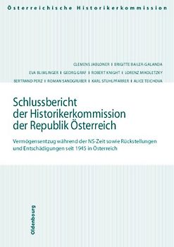 Schlussbericht der Historikerkommisison der Republik Österreich