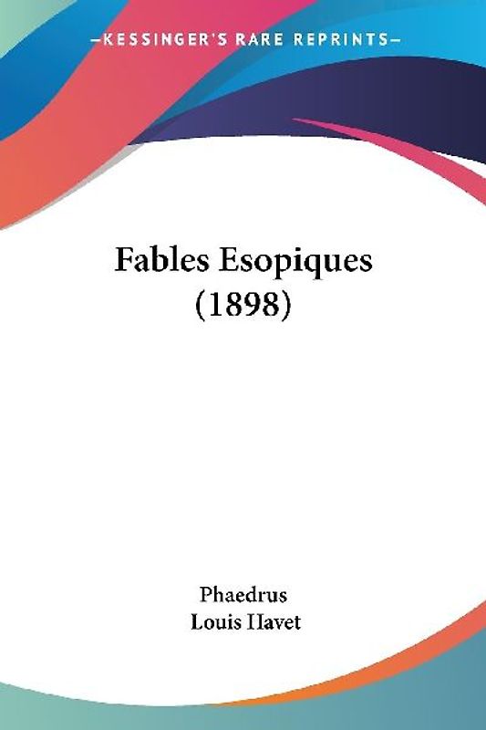 Fables Esopiques (1898)