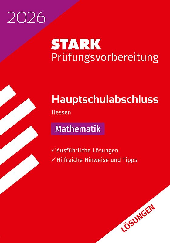 STARK Lösungen zu Mathematik - Hauptschulabschluss 2026 Hessen - Prüfungsvorbereitung