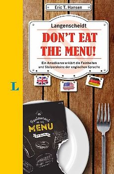 Langenscheidt Don't eat the menu!
